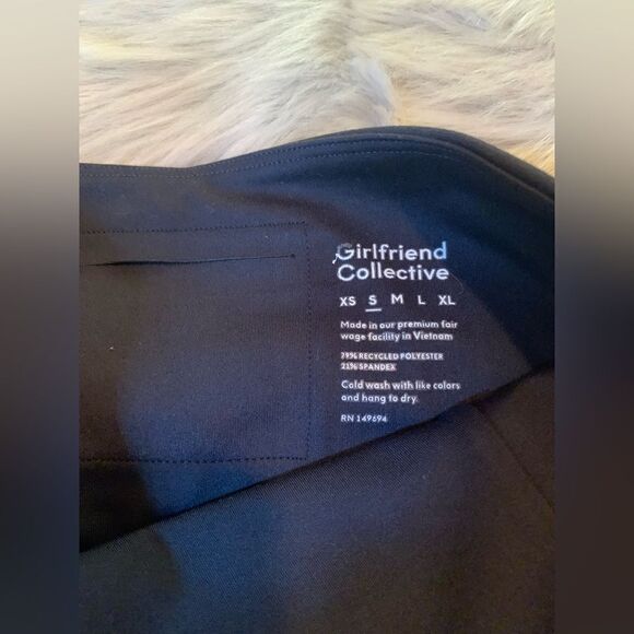 Girlfriend Collective High Rise Black Leggings Small - Picture 3 of 3